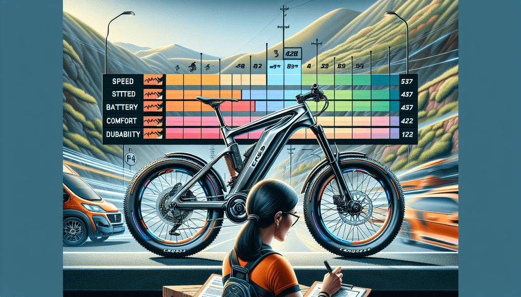 Bewertung von Komfort und Ergonomie der Fahrräder - Cross E-Bike Test / Review